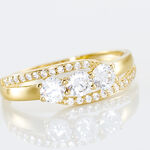 Bague Comete Or Jaune Oxyde De Zirconium - Bagues fian&ccedil;ailles Femme | Marc Orian