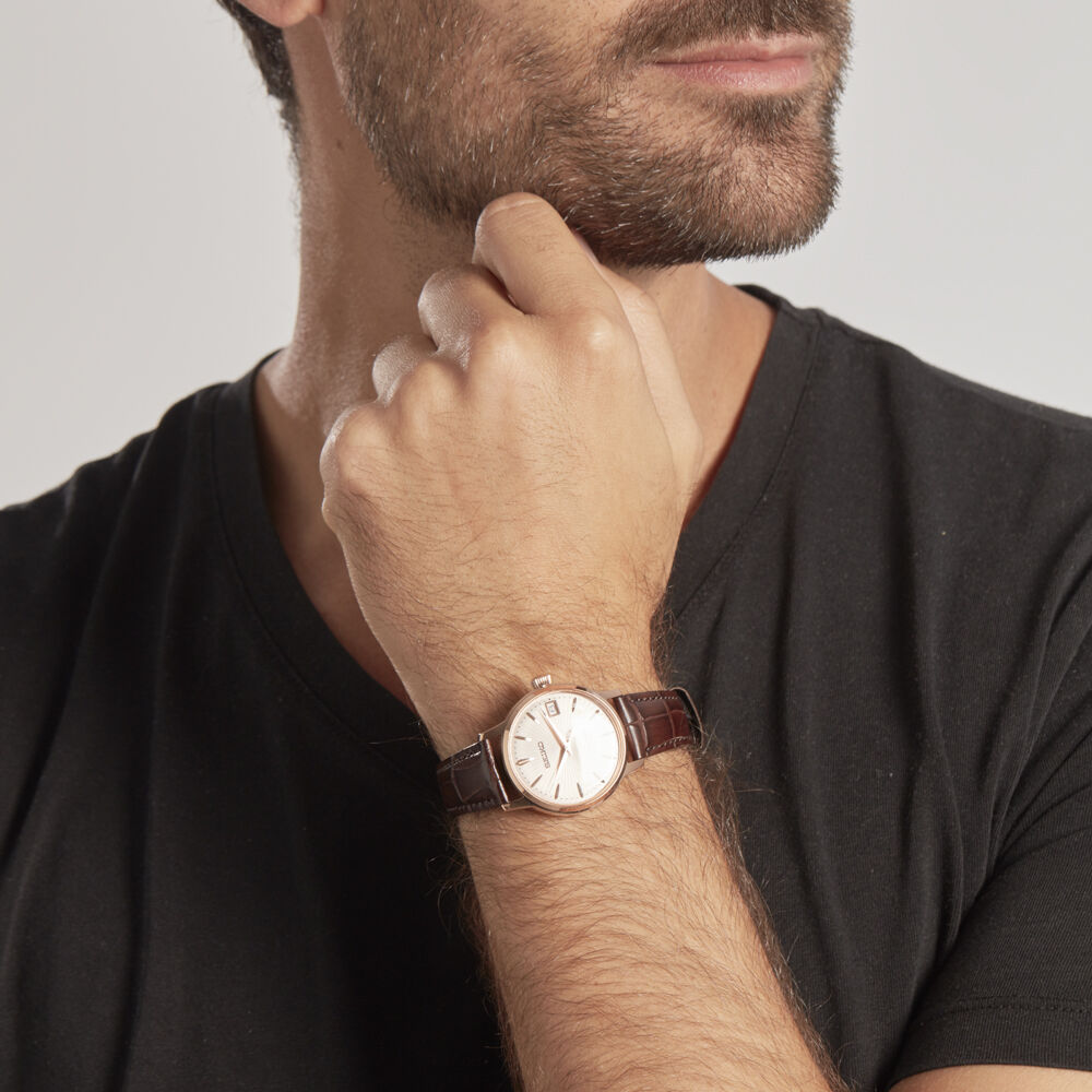 Montre seiko outlet doré homme