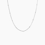 Collier Madiha Argent Blanc - Colliers fantaisie Femme | Marc Orian