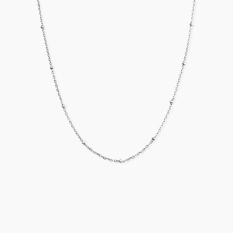 Collier Madiha Argent Blanc - Colliers fantaisie Femme | Marc Orian