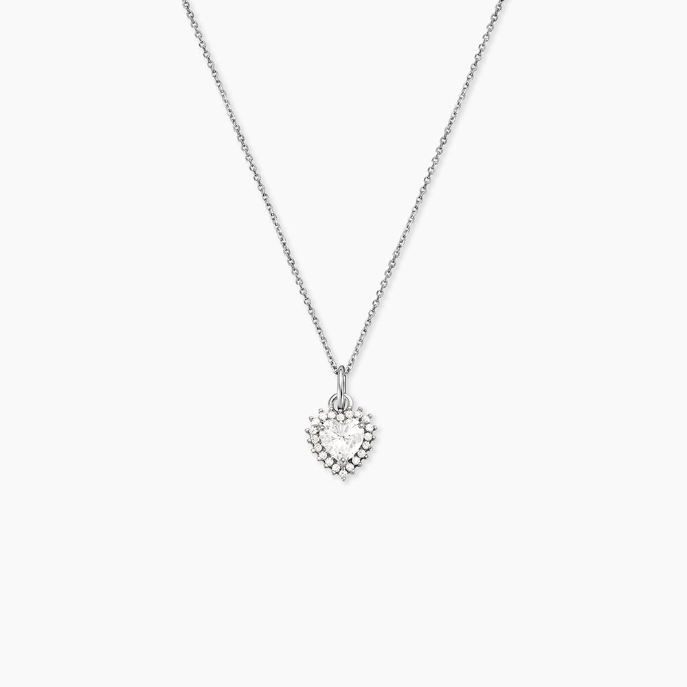 Collier Calvi Argent Blanc Oxyde De Zirconium - Colliers avec pierres Femme | Marc Orian