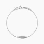 Bracelet Euriell Argent Blanc - Bracelets fantaisie Femme | Marc Orian