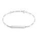 Bracelet Identite Bebe Or Blanc Bartolomee - Gourmettes Enfant | Marc Orian