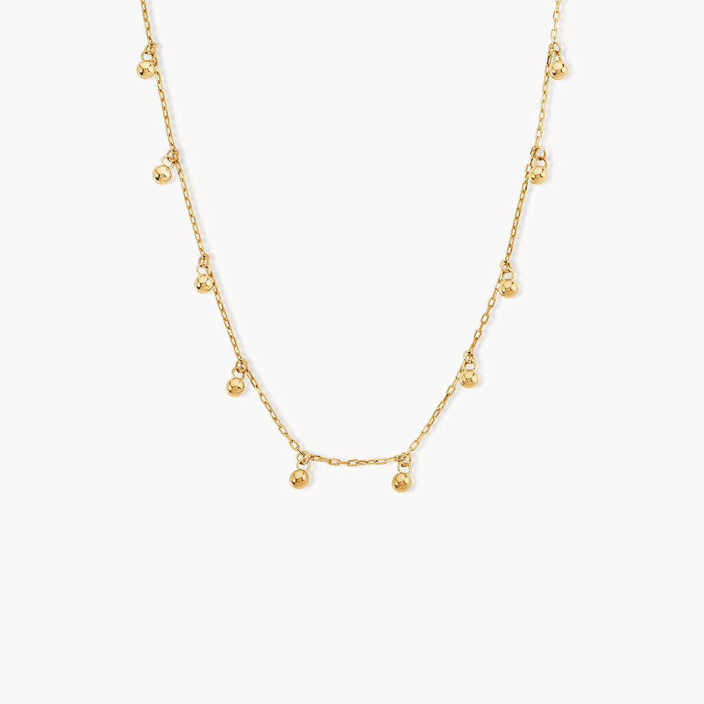 Collier Bethanie Argent Dor&eacute; A L'Or 750/1000 - Colliers ete Femme | Marc Orian