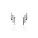 Boucles D'oreilles Puces Lousie Argent Blanc Oxyde De Zirconium - Puces Femme | Marc Orian