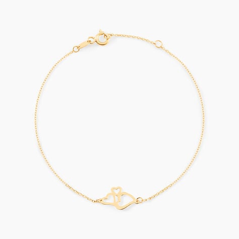 Bracelet Corazones Or Jaune - Bracelets Anneaux Entrelaces Femme | Marc Orian
