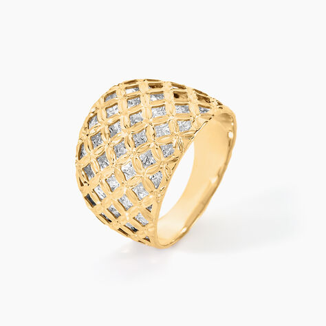 Bague Adonijah Or Bicolore - Bagues grosses Femme | Marc Orian