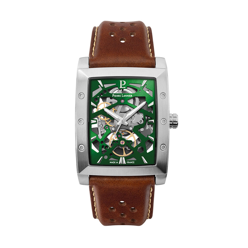 Montre Pierre Lannier Hector Vert - Montres automatiques Homme | Marc Orian