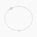 Bracelet Adula Or Blanc Oxyde De Zirconium - Bracelets chaînes Femme | Marc Orian