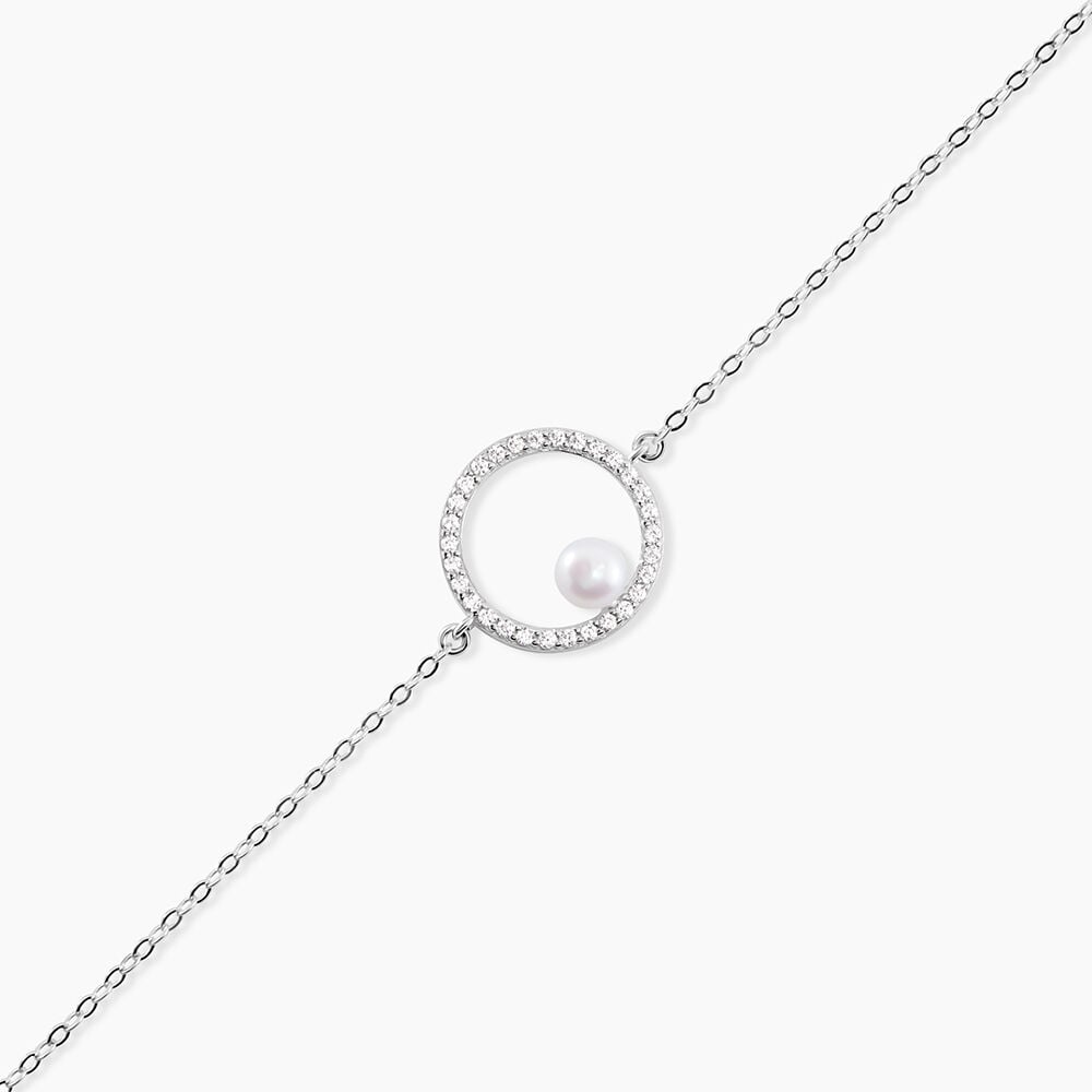 Bracelet Marthe Argent Blanc Perle De Culture Et Oxyde De Zirconium - Bracelets fantaisie Femme | Marc Orian