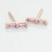 Boucles D'oreilles Puces Andrew Argent Rose Oxyde De Zirconium Rose - Puces Femme | Marc Orian