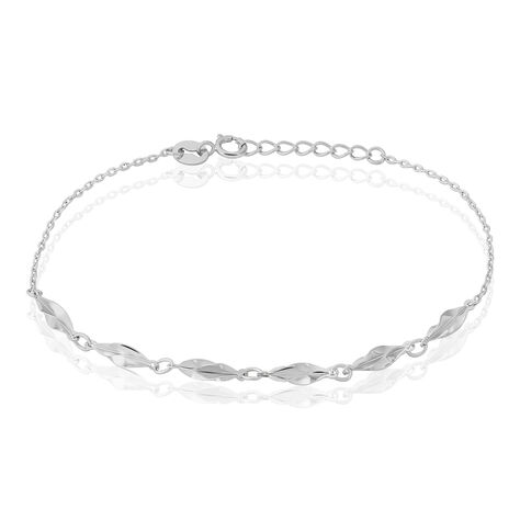 Bracelet Raska Argent Blanc - Bracelets chaînes Femme | Marc Orian