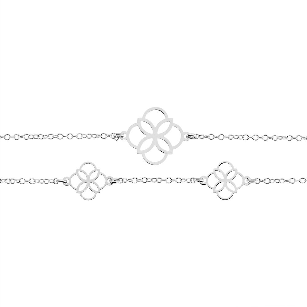 Bracelet Letizia Argent Blanc - Bracelets chaînes Femme | Marc Orian