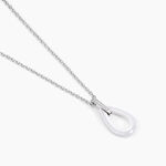 Collier Peer Argent Blanc Oxyde De Zirconium - Colliers avec pierres Femme | Marc Orian