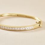 Bracelet Jonc Frieda Plaqu&eacute; Or Jaune Oxyde De Zirconium - Bracelets joncs Femme | Marc Orian