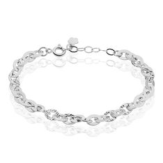 Bracelet Tehora Argent Blanc - Bracelets chaînes Femme | Marc Orian