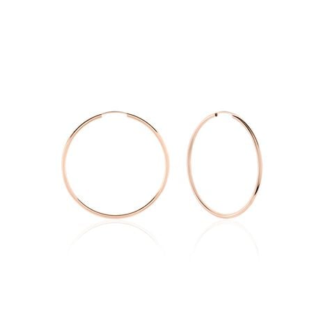 Cr&eacute;oles Valencina Or Rose - Cr&eacute;oles Femme | Marc Orian