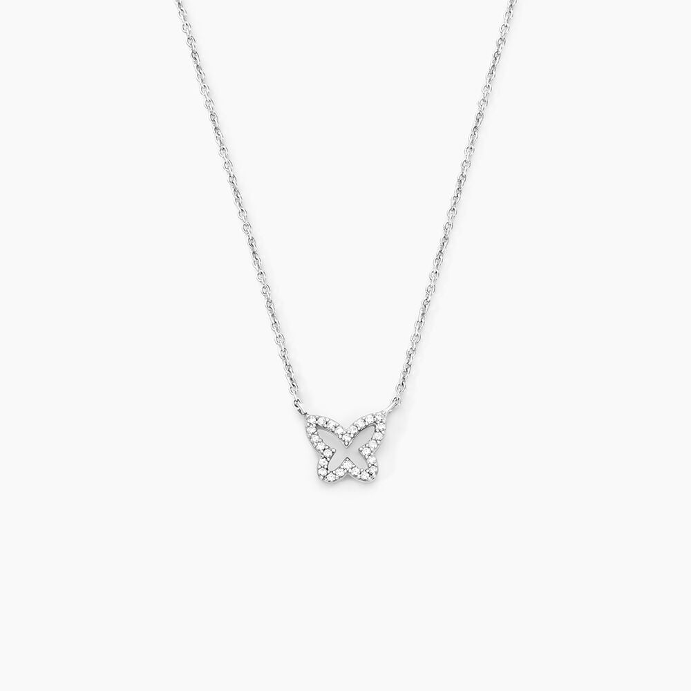 Collier Gladys Argent Blanc Oxyde De Zirconium - Colliers avec pierres Femme | Marc Orian