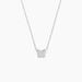 Collier Gladys Argent Blanc Oxyde De Zirconium - Colliers avec pierres Femme | Marc Orian