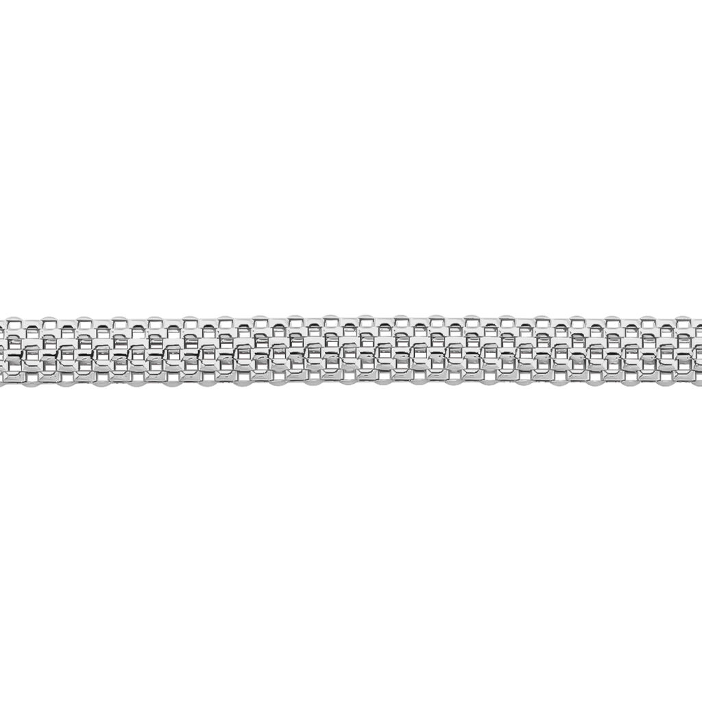 Bracelet Christine Argent Blanc - Bracelets mailles Femme | Marc Orian