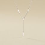 Collier Bormana Argent Blanc Oxyde De Zirconium - Colliers avec pierres Femme | Marc Orian