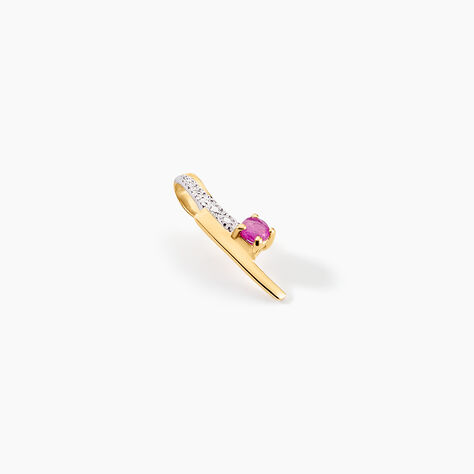 Pendentif Mahya Or Jaune Rubis - Pendentifs Femme | Marc Orian