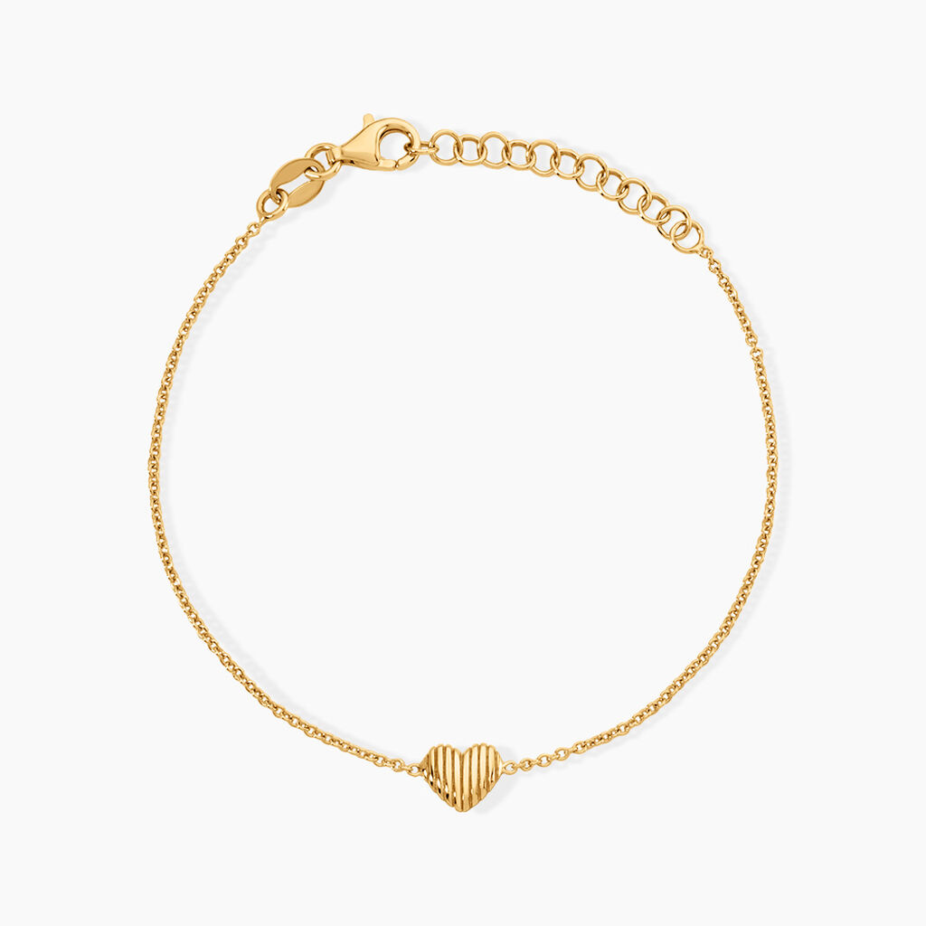 Bracelet Telia Argent Dor&eacute; A L'Or 750/1000 - Bracelets cha&icirc;nes Femme | Marc Orian