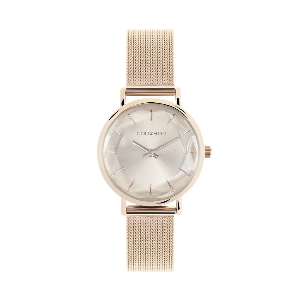 Montre Codhor Elsa Doré Rose - Montres classiques Femme | Marc Orian
