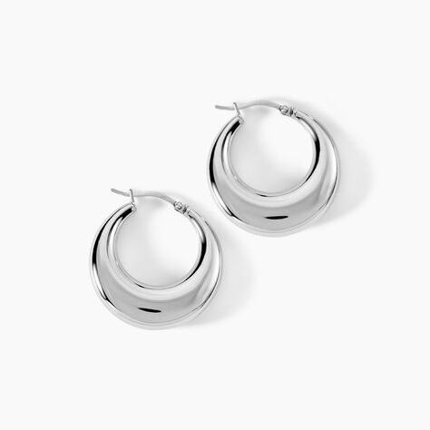 Cr&eacute;oles Creolia Acier Blanc - Cr&eacute;oles Femme | Marc Orian