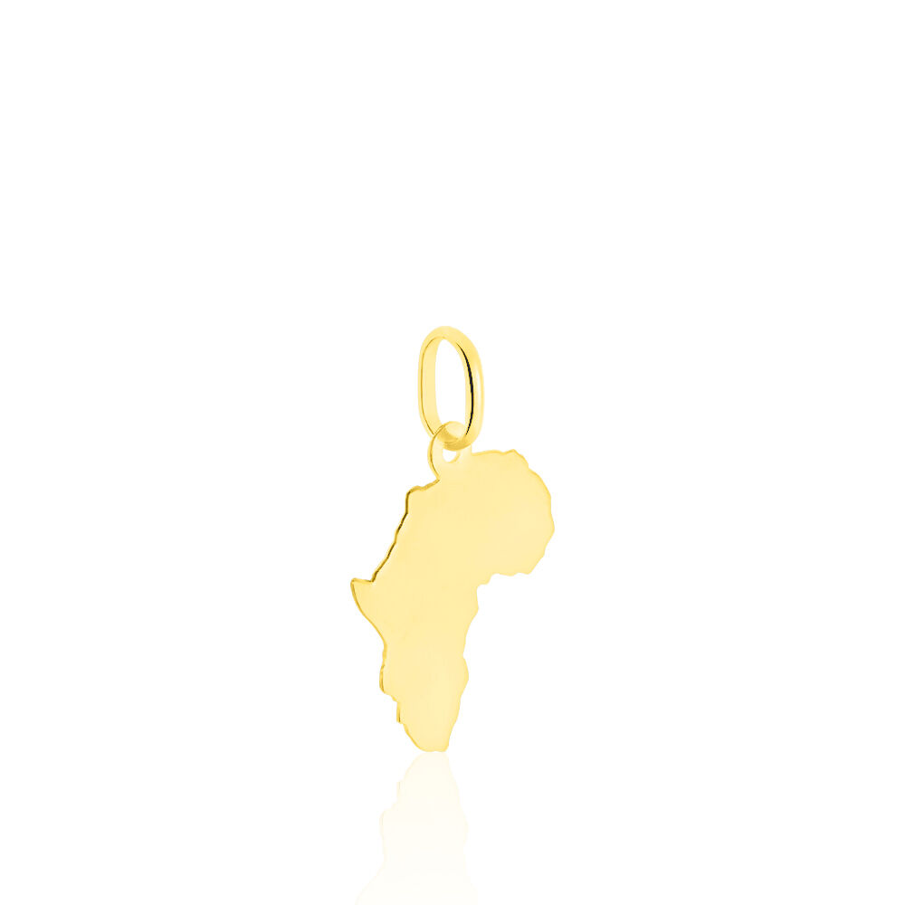 Pendentif Gaietana Afrique Or Jaune - Bijoux personnalisés Famille | Marc Orian