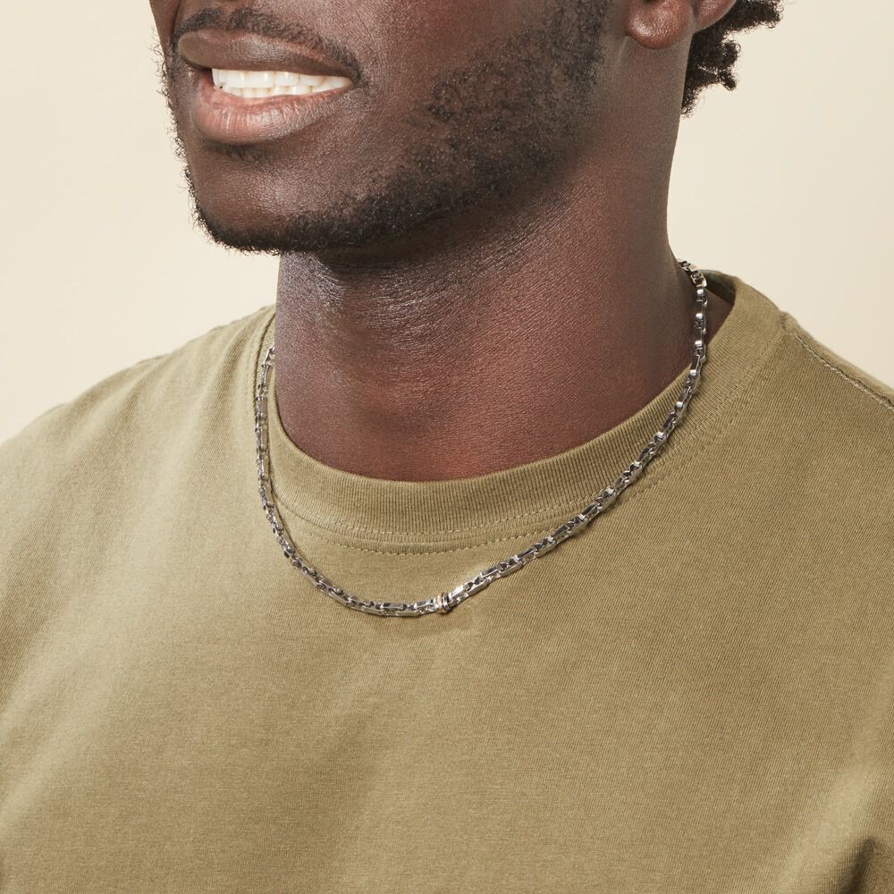 Collier Astrig Or Acier Bicolore - Colliers Homme | Marc Orian