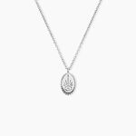 Collier Dhyana Argent Blanc Oxyde De Zirconium - Colliers avec pierres Femme | Marc Orian