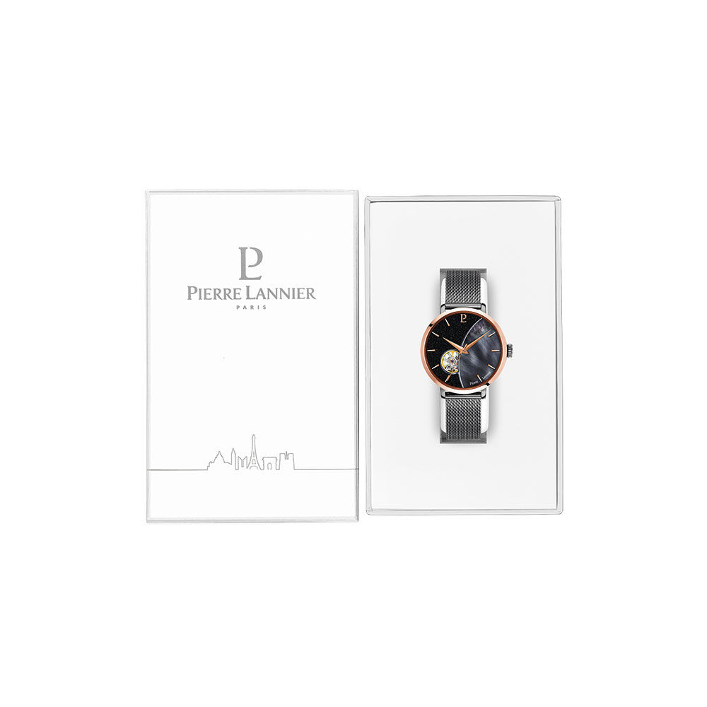 Montre Pierre Lannier Celeste Noir - Montres automatiques Femme | Marc Orian