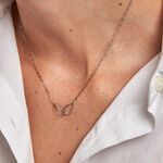 Collier Les Inseparables Argent Blanc - Colliers fantaisie Femme | Marc Orian