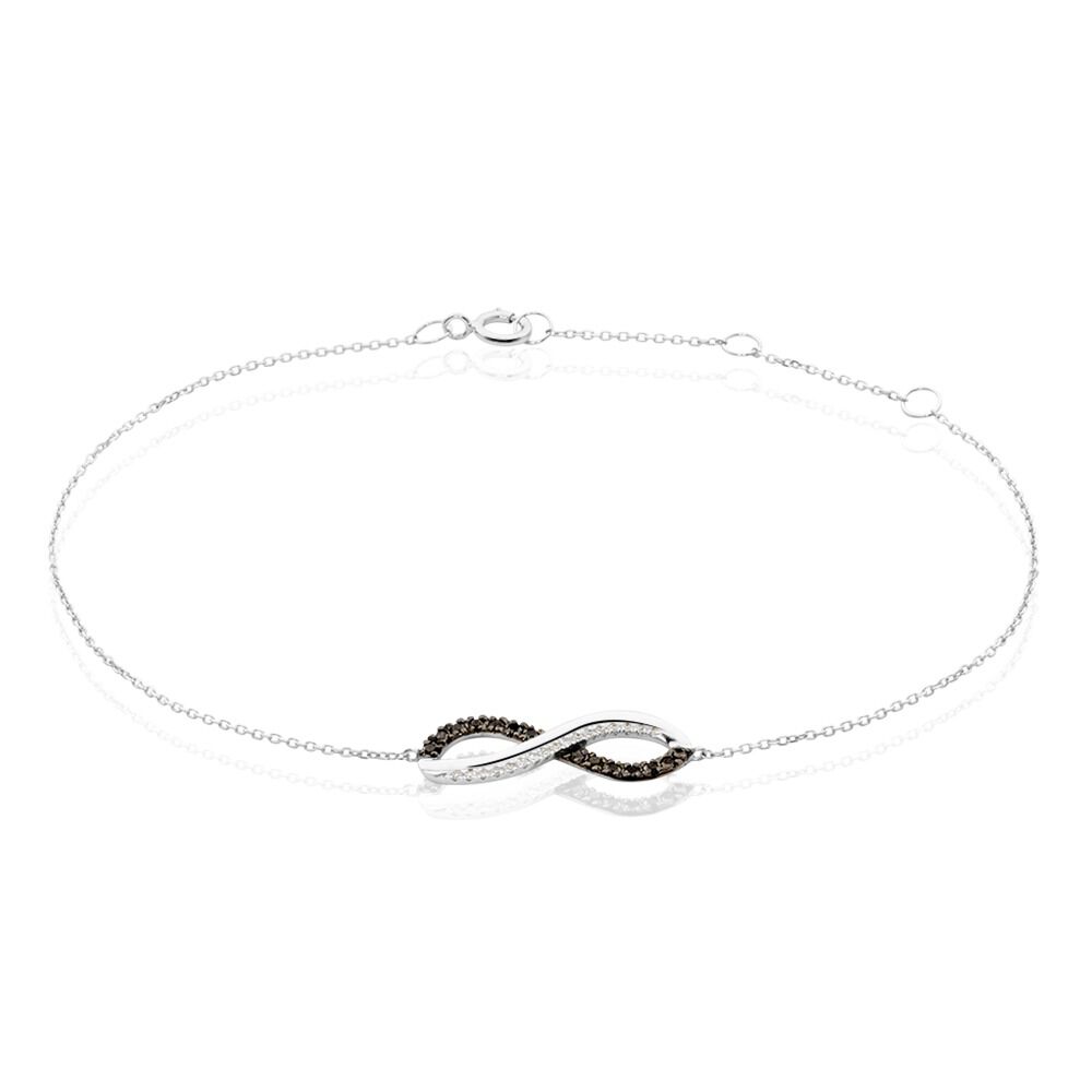 Bracelet Rejane Or Blanc Diamant - Bracelets chaînes Femme | Marc Orian