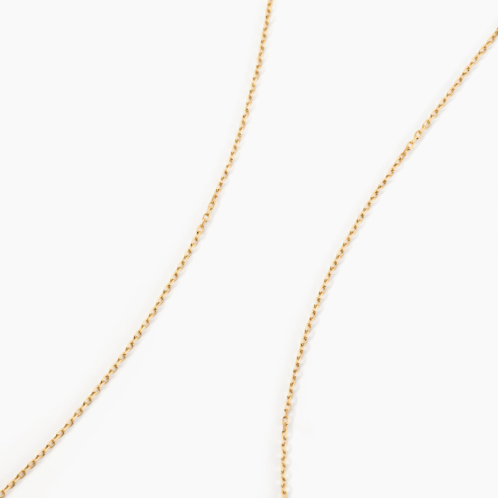 Cha&icirc;ne Igoa Maille For&ccedil;at Diamantee Or Jaune - Chaines Femme | Marc Orian