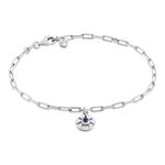 Bracelet Madlin Argent Blanc Lapis Lazuli Et Oxyde De Zirconium - Bracelets fantaisie Femme | Marc Orian