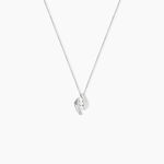 Collier Barbara Or Blanc Diamant - Colliers avec pierres Femme | Marc Orian