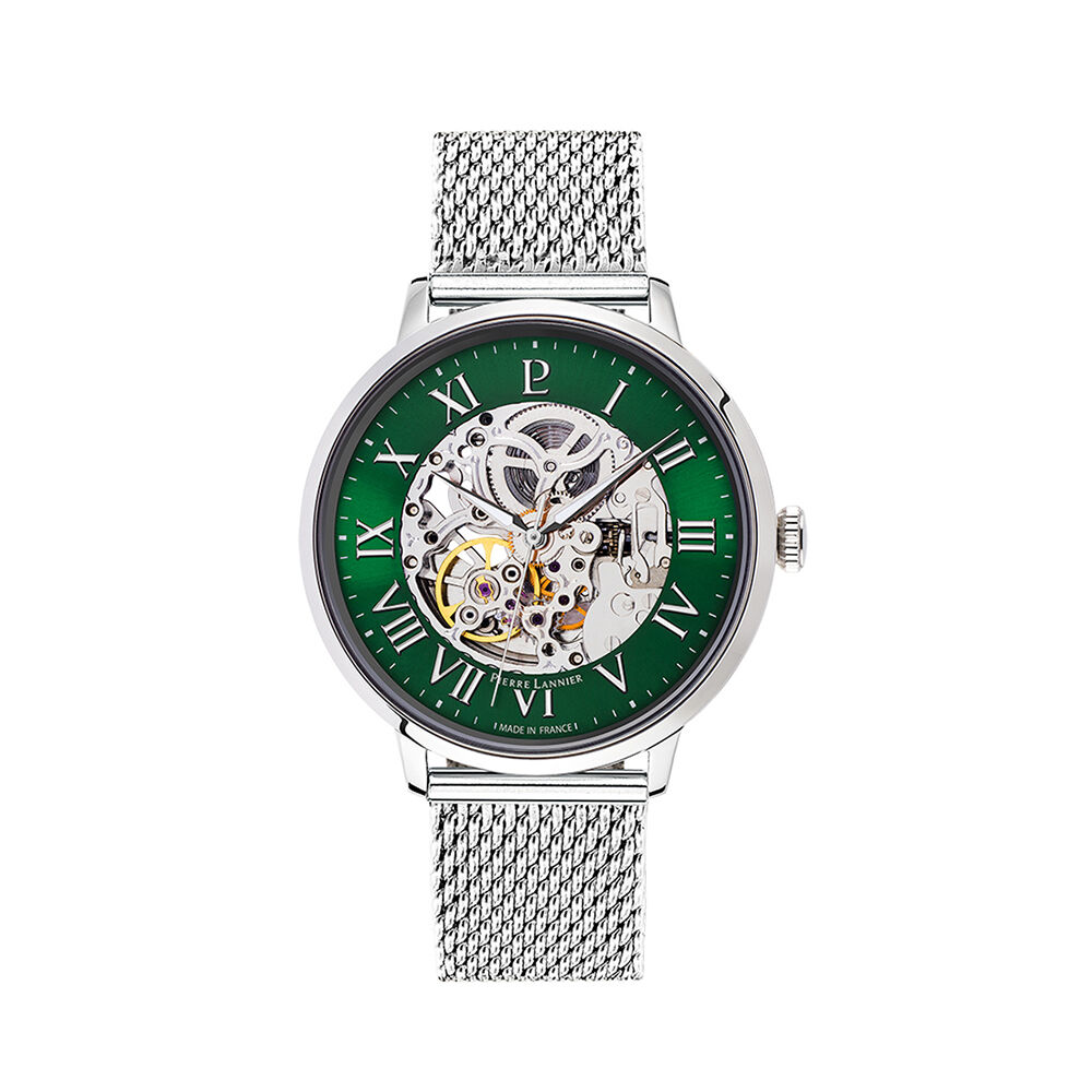 Montre Pierre Lannier Automatique 42 Vert - Montres automatiques Homme | Marc Orian