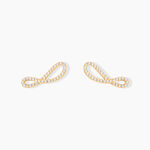 Boucles D'oreilles Puces Marlie Plaqu&eacute; Or Jaune Oxyde De Zirconium - Puces Femme | Marc Orian