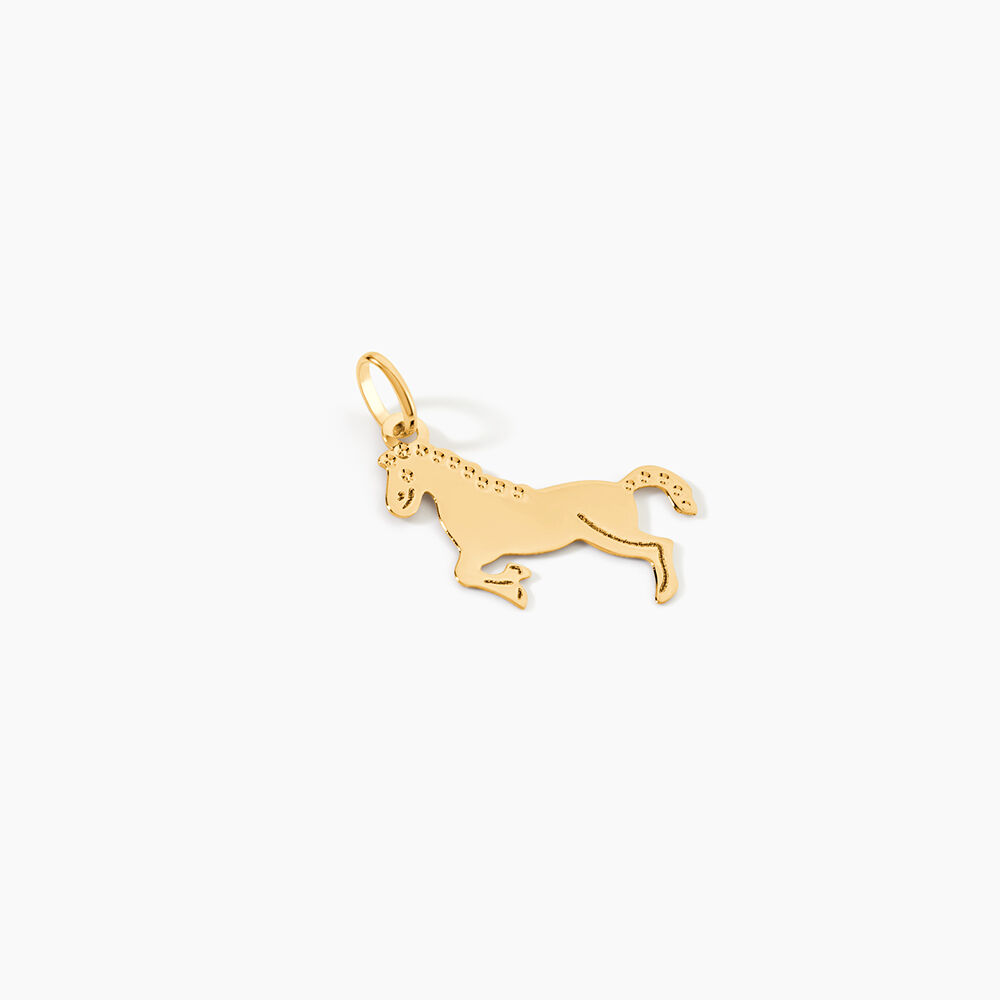 Pendentif Gilberto Cheval Or Jaune - Pendentifs Famille | Marc Orian