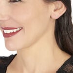Boucles D'oreilles Puces Victoria Or Jaune Diamant - Puces Femme | Marc Orian