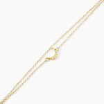 Bracelet Acier Dor&eacute; Oxyde De Zirconium - Bracelets cha&icirc;nes Femme | Marc Orian