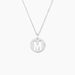 Pendentif Elio M Argent Blanc - Bijoux fantaisie Famille | Marc Orian