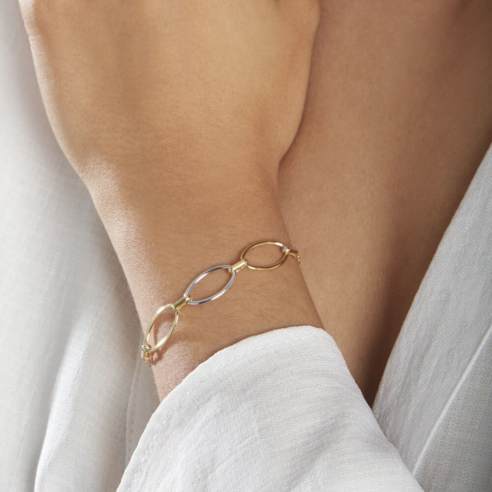 Bracelet Lucia Or Bicolore - Bracelets chaînes Femme | Marc Orian