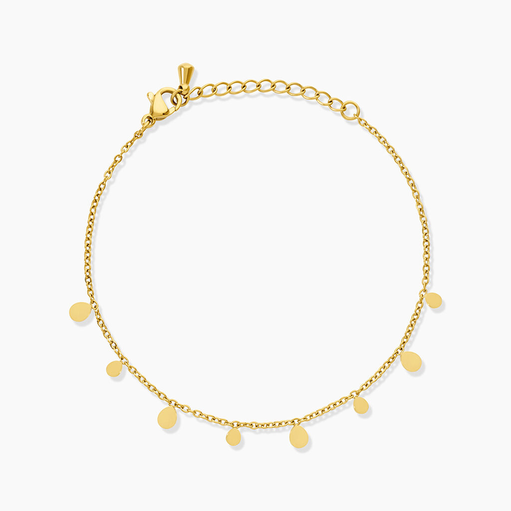 Bracelet Florencia Acier Dor&eacute; - Bracelets cha&icirc;nes Femme | Marc Orian