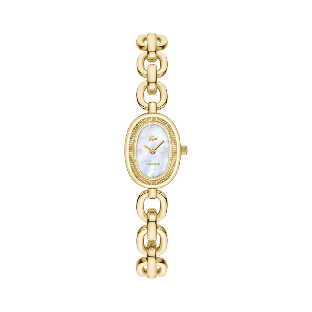 Montre Lacoste Petite Parisienne Nacre Blanche - Montres &eacute;tanches Femme | Marc Orian