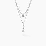 Collier Emmie Argent Blanc Oxyde De Zirconium - Colliers avec pierres Femme | Marc Orian