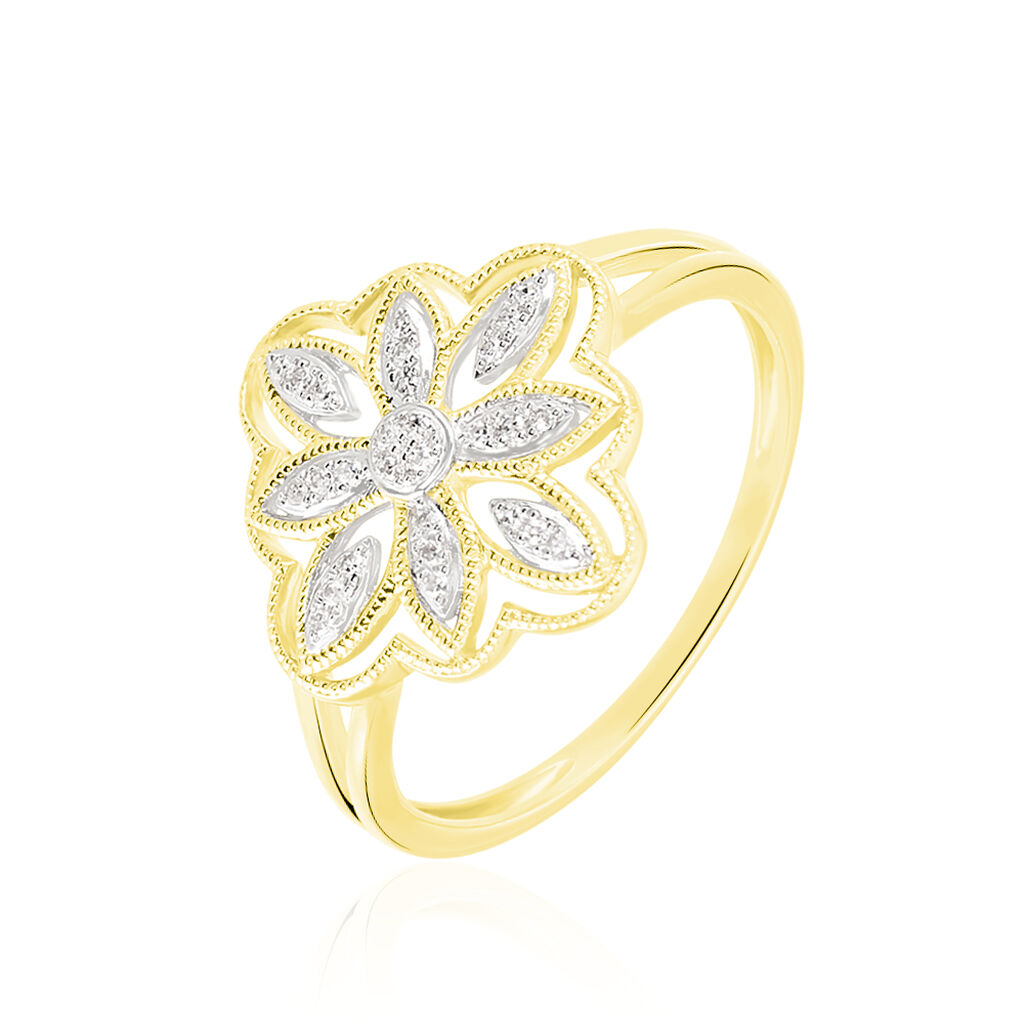 Bague Veda Or Jaune Diamant - Bagues pierres précieuses Femme | Marc Orian
