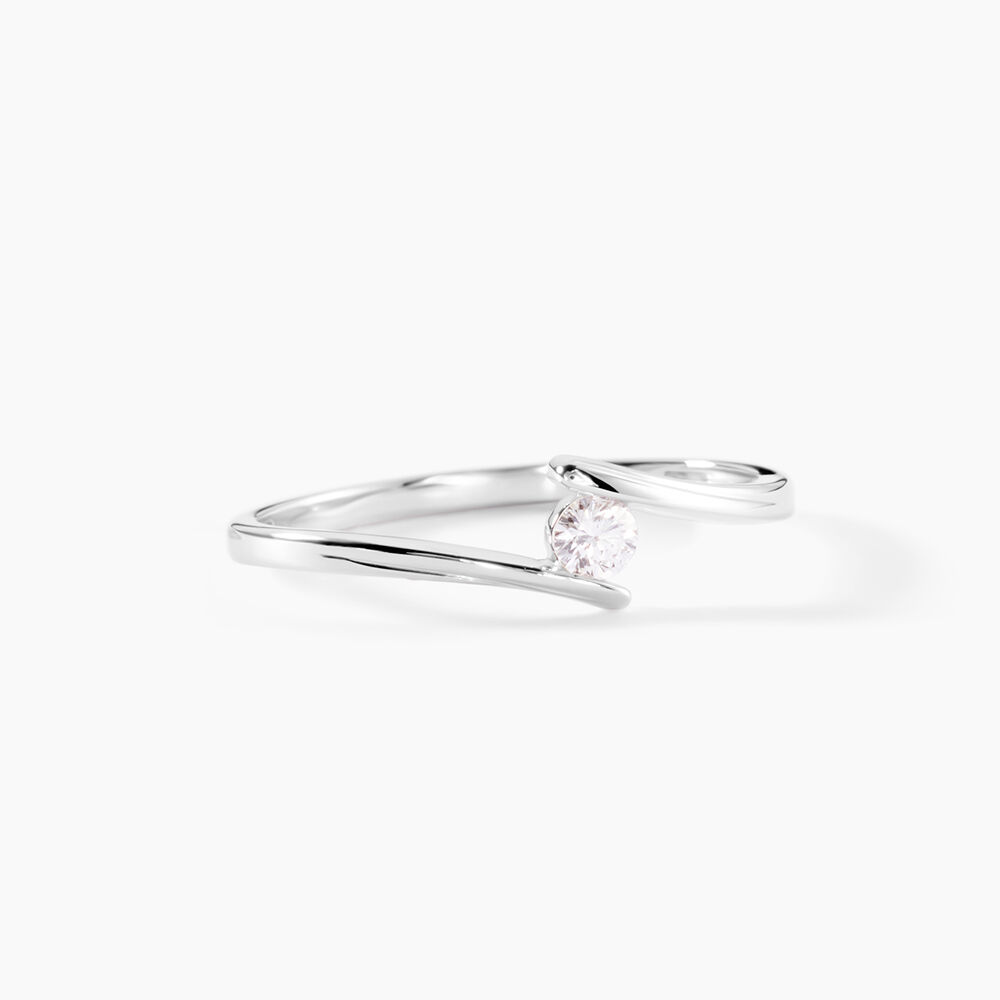 Bague Platine Nereida Diamant - Solitaires Femme | Marc Orian